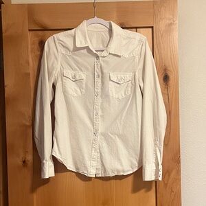 GAP 1969 western style white button down